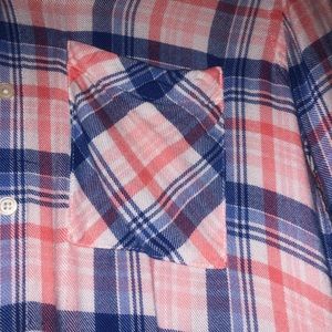 GAP Tops - 🦋 4/$25 Coral, blue & white gap flannel GAP Tops - 🦋 4/$25 Coral, blue & white gap flannel